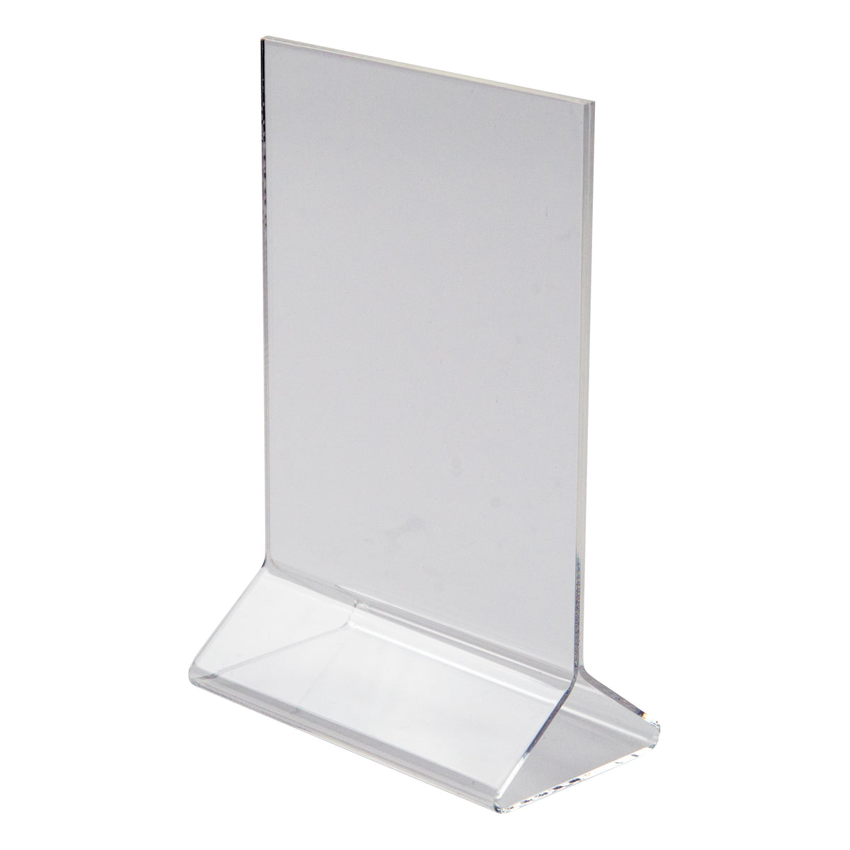 Picture of Winco ATCH-46 Double-Sided Clear Acrylic Menu Stand - 4 x 6 in.