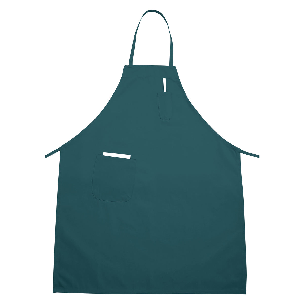 Picture of Winco BA-PGN Full-Length Bib Apron with Pockets - Green