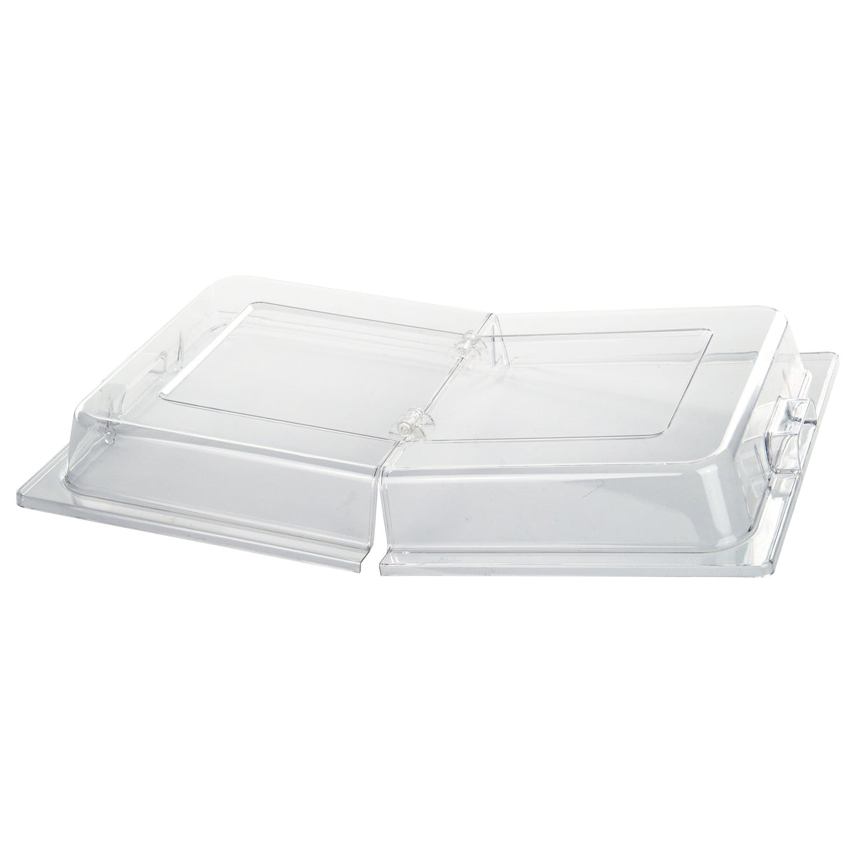 Picture of Winco C-DPFH Dome Cover, Full-Size, Hinged Opening, Polycarbonate