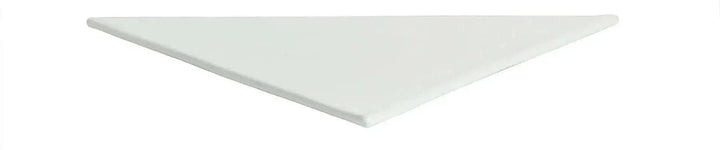 DT103-MOD-WW 15.75 in. Triangular Disc - White - Mod Smooth Finish - 0.5 in. Deep - Medium