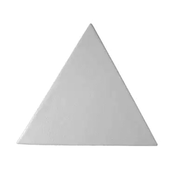 DT103YW 15.75 in. Resin Coated Aluminum Triangular Disc - Yellow - 0.5 in. Deep - Medium