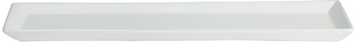 DU202-MOD-WW 13.6 x 7.9 in. Rectangular Disc with Rim - White - Mod Finish - 0.4 in. Deep - Small