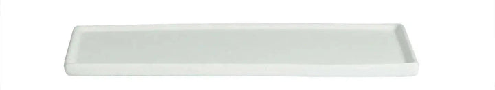 DU204-MOD-WW 17.7 x 13.8 in. Rectangular Disc with Rim - White - 0.4 in. Deep