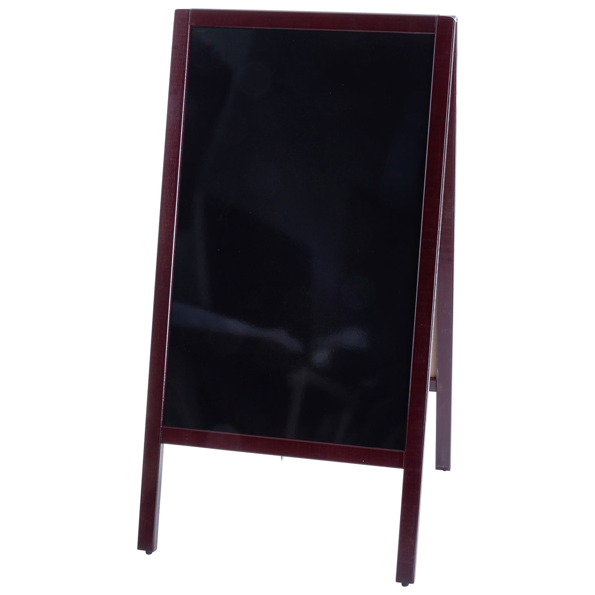Picture of Winco MBAF-3 Dual-Sided Sidewalk A-Frame Marker Board - Mahogany, 20.38 x 39.5 in.