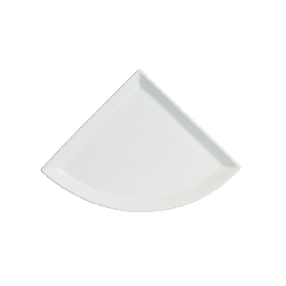 PM402-MOD- 13.4 x 9.4 in. Quarter Moon Platter - Mod Finish - 1 in. Deep - Small