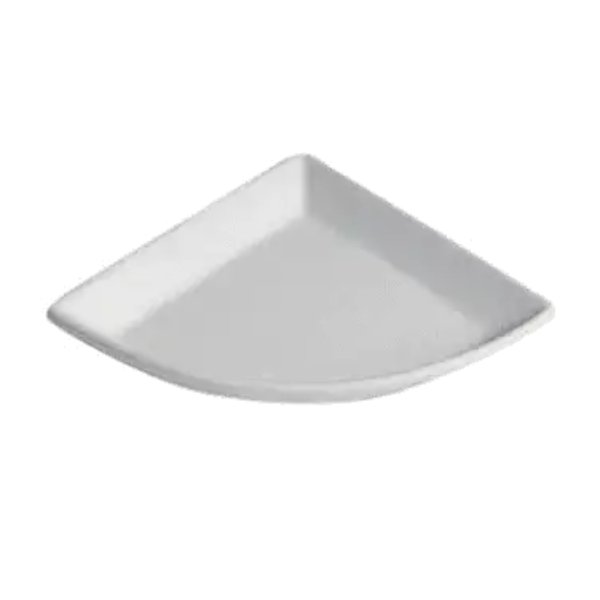 PM405LM 19.3 x 13.4 in. Quarter Moon Platter - Lime - 1 in. Deep - Extra Large