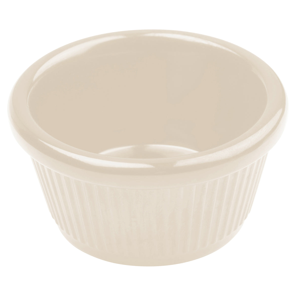 Picture of Winco RFM-1B Melamine Ramekin, Fluted - Bone, 1.5 oz