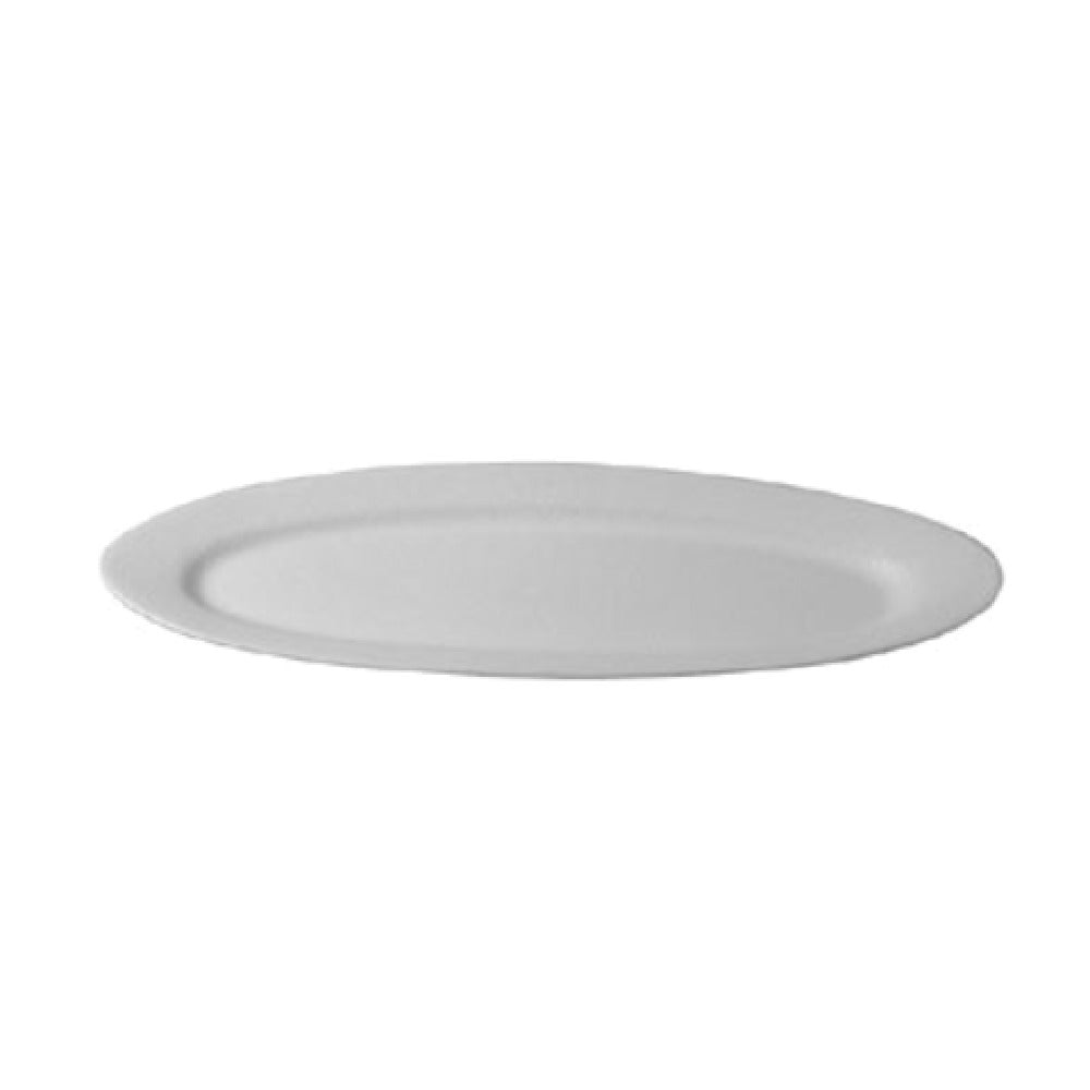 PO014S 50.75 oz Double Fish Oval Platter - Sand - 26.75 x 10.75 in. - 1 in. Deep