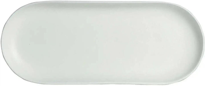 PO303-MOD-WW 2.6 qt. Oval Platter - White - Mod Smooth Finish - 23 x 9.4 in. - 2.2 in. Deep