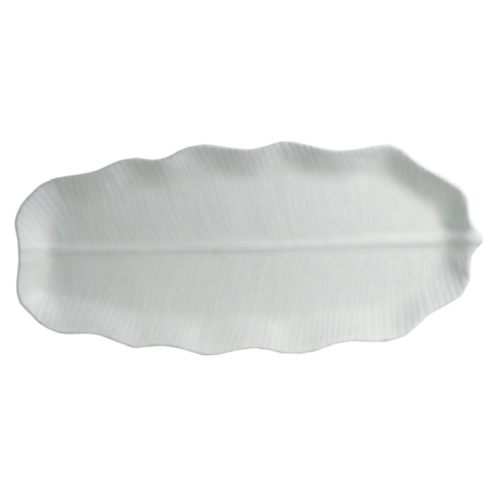 PHP04-MOD- 29.41 x 13.66 in. Palm Leaf Platter - Mod Finish - 1.89 in. Deep - Medium
