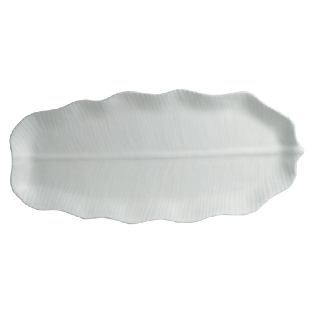 PHP06-MOD- 37.6 x 16.9 in. Palm Leaf Platter - Mod Finish - 2.1 in. Deep - Extra Large
