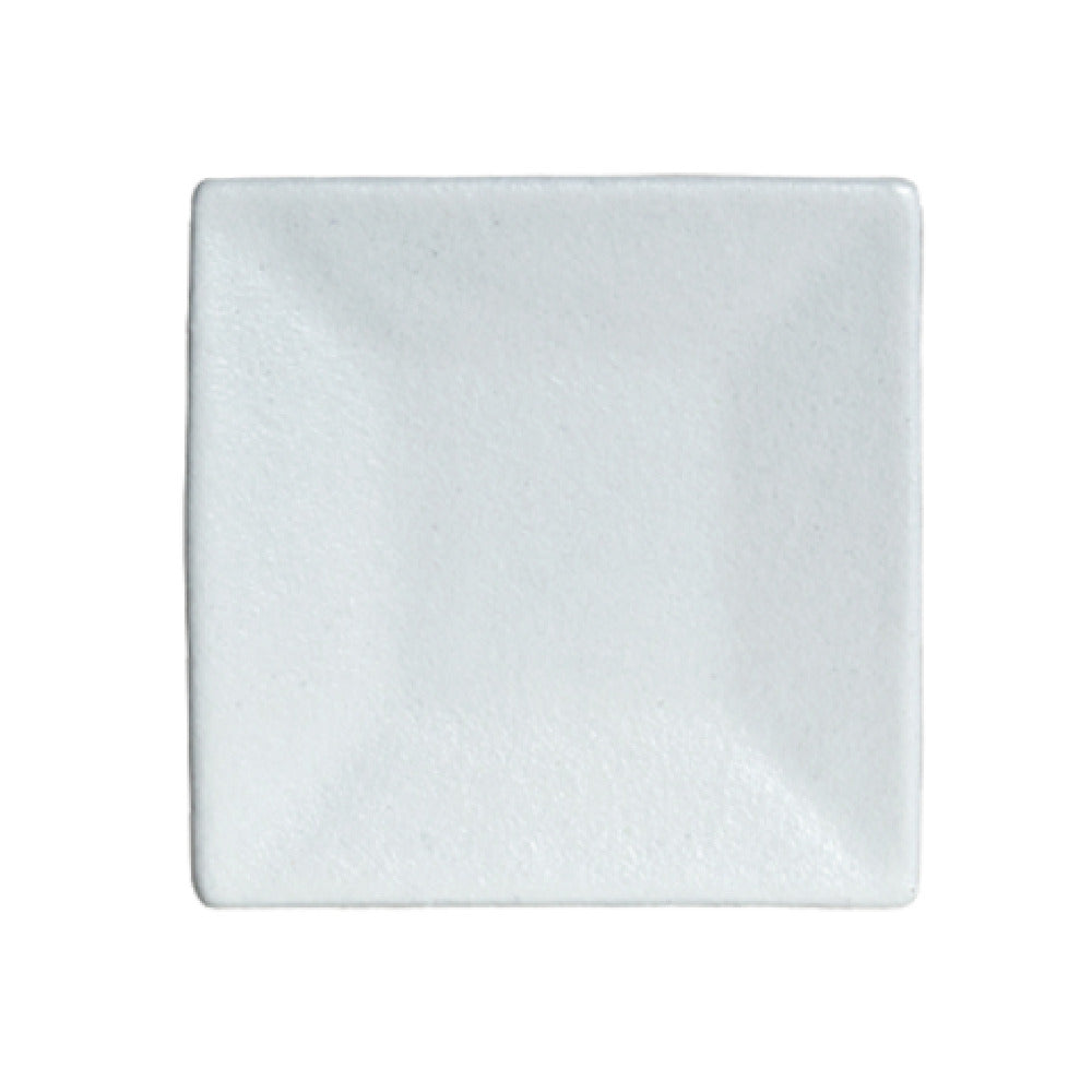 PS000GB 4.92 in. Square Flat Platter - Granite Black - 0.2 in. Deep - 2XS