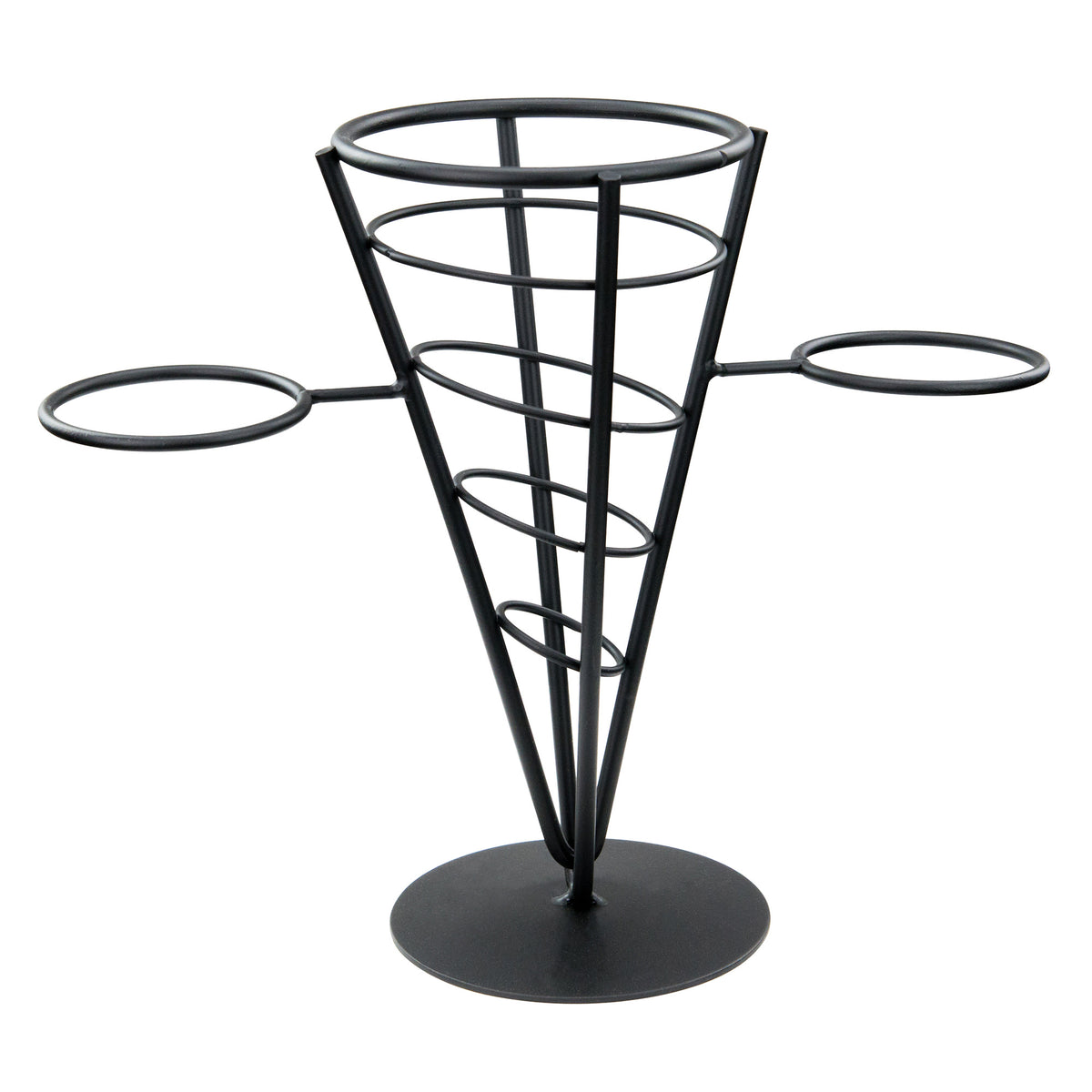 Picture of Winco WBKH-5 Single Cone French Fry Holder, Black Wire