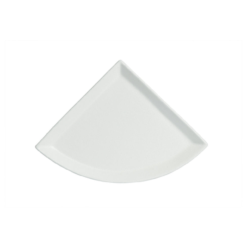 PM401-MOD- 11.4 x 8.1 in. Quarter Moon Platter - Mod Finish - 1 in. Deep - Extra Small