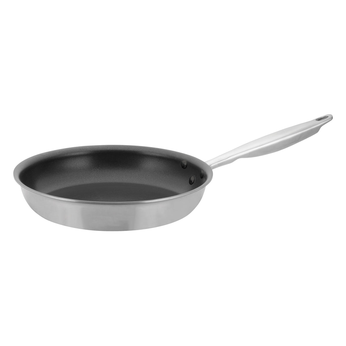 Picture of Winco TGFP-10NS Tri-Gen Tri-Ply Stainless Steel Fry Pan, Non-Stick - 10 in. Dia.