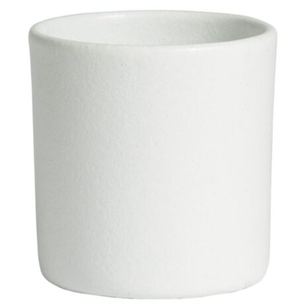 COMP12WW 1.7 qt. Round Salad Bar Round Dressing Insert with No Rim - Classic White - 5.51 in. - 5.71 in. Deep
