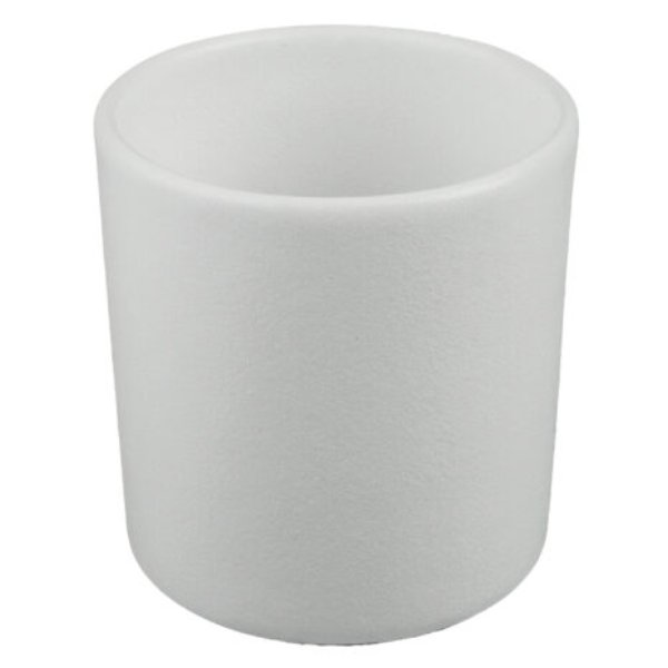 COMP12-MOD-WW 1.7 qt. Round Salad Bar Round Dressing Insert with No Rim - White - Mod Smooth Finish - 5.51 in. - 5.71 in. Deep