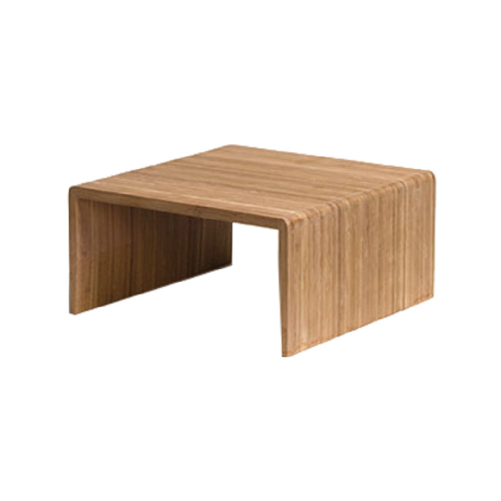 BAMRISERS12 12 x 12 x 6 in. Square Riser Set - Bamboo - Set of 2