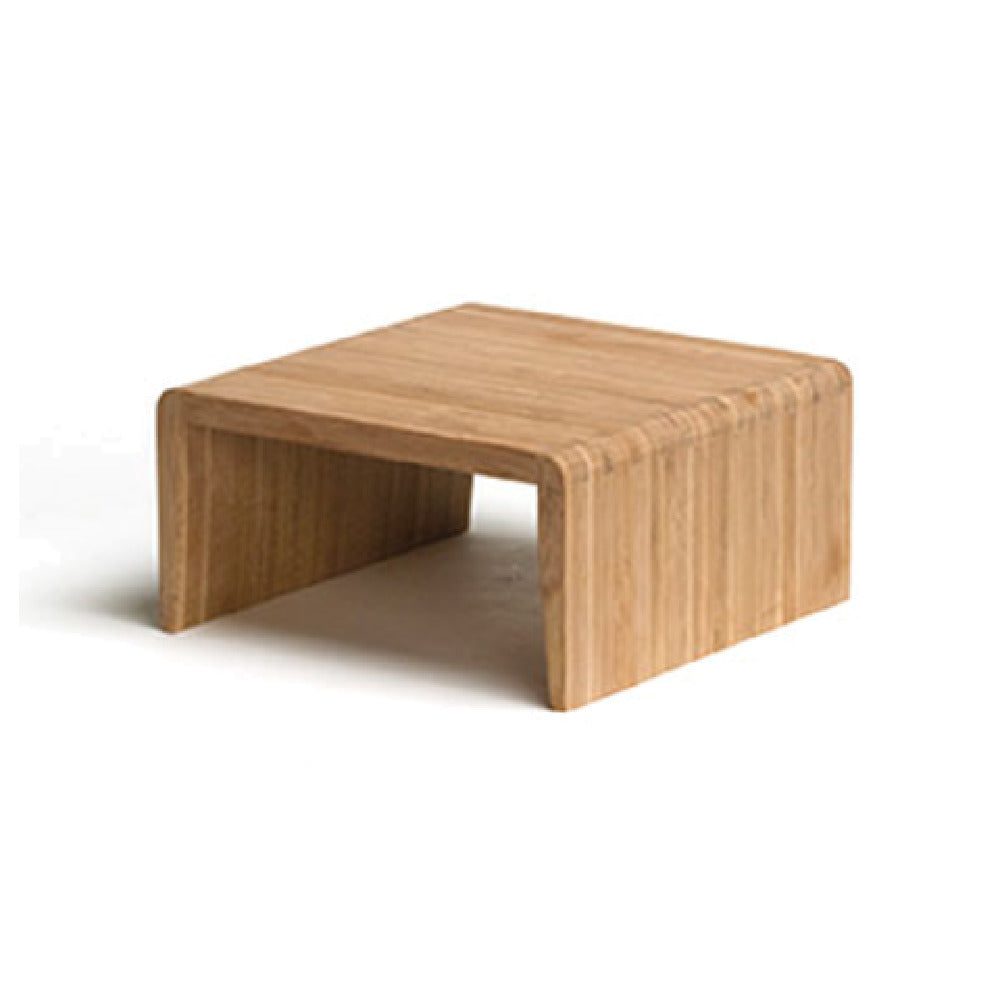 BAMRISERS8 8 x 8 x 4 in. Square Riser Set - Bamboo - Set of 2