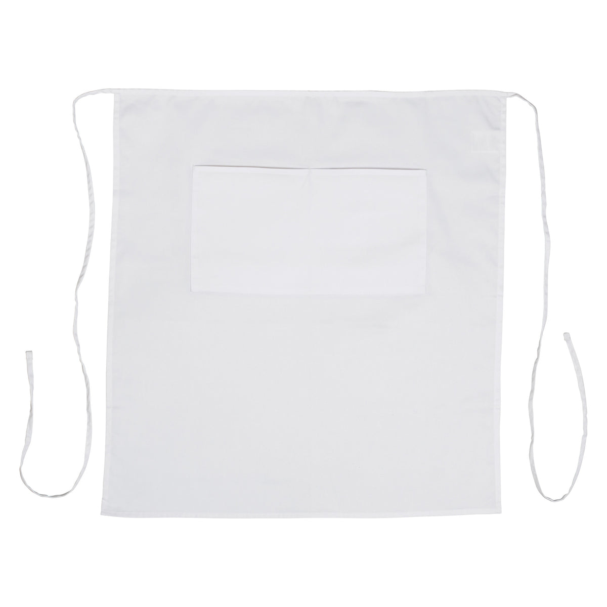 Picture of Winco WA-3129WH Bistro Full Length Apron - White