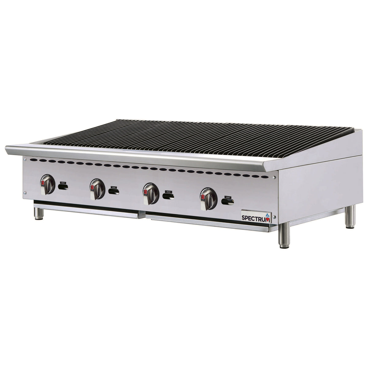 Picture of Winco NGCB-48R Spectrum Gas Charbroiler, 48 in. Wide, Natural Gas