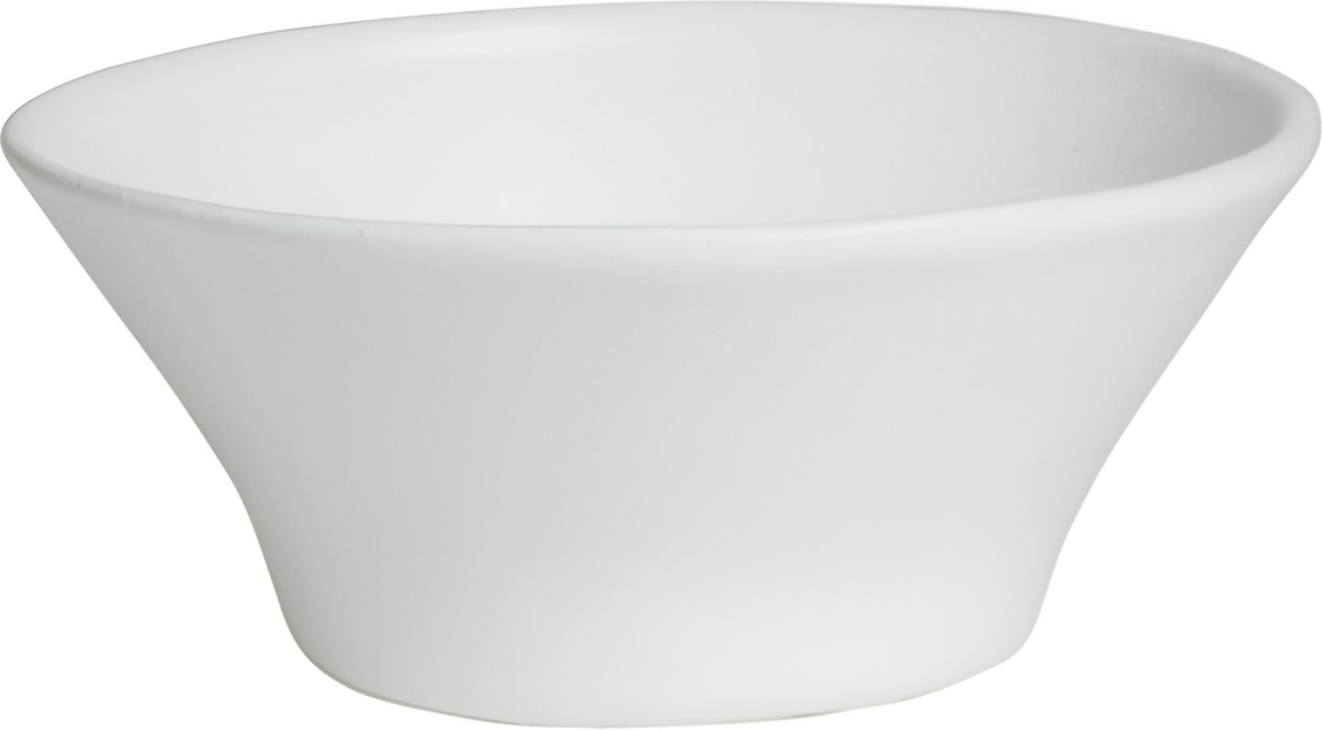 BR013-MOD-WW 3.4 qt. Round Bowl - White - Mod Smooth Finish - 12 in. - 4 in. Deep - Medium