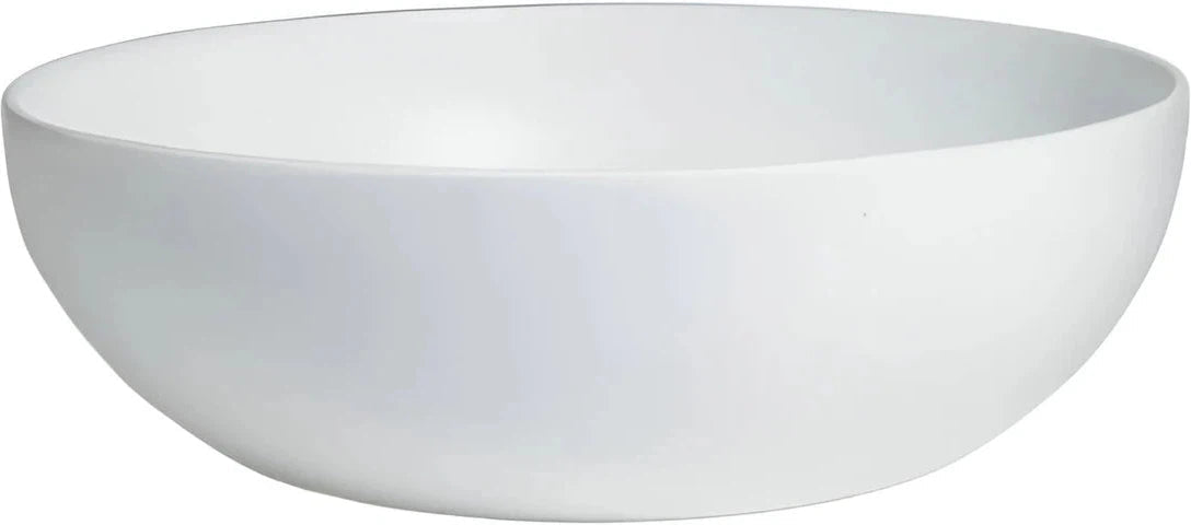 BRD15-MOD-WW 2.4 qt. Round Bowl - White - 8.6 in. - 3.5 in. Deep - Small