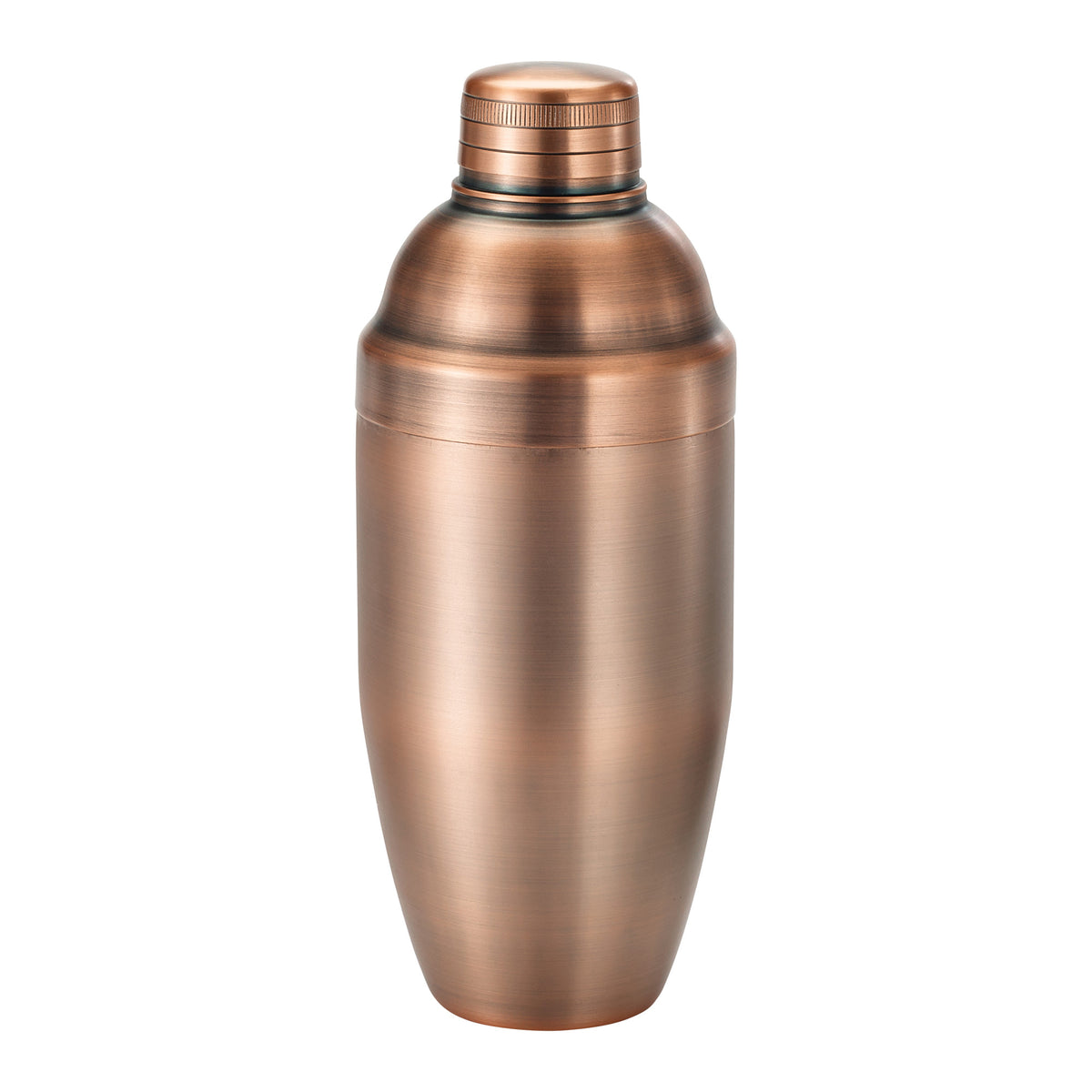 Picture of Winco BASS-24AC After 5 24 oz Bar Shaker, 3 Piece Set, Antique Copper