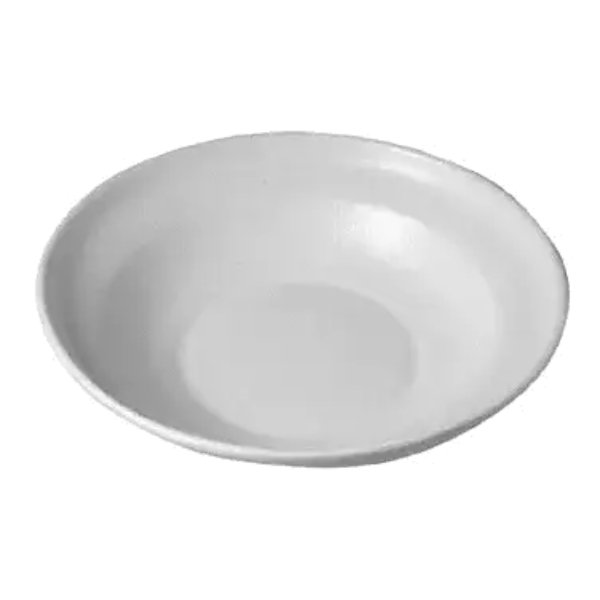 BRD23WW 4 qt. Round Italian Bowl - White - 14.2 in. - 3.2 in. Deep - Medium