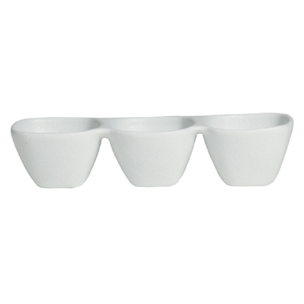BS302-MOD- 20.2 oz 3 Division Condiment Bowl - Mod Finish - 15 x 5.3 in. - 3.1 in. Deep