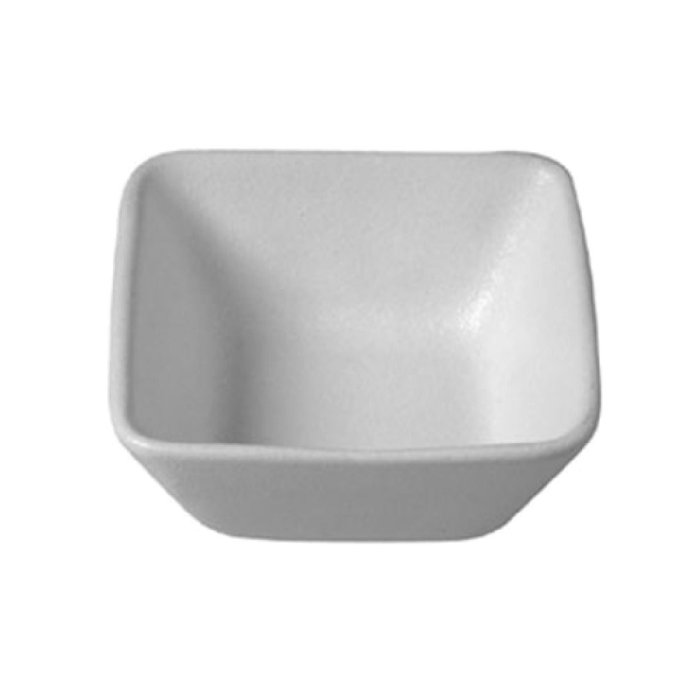 BSD01ST 11.8 oz Square Bowl - Steel - 5.5 in. - 2.2 in. Deep - Mini