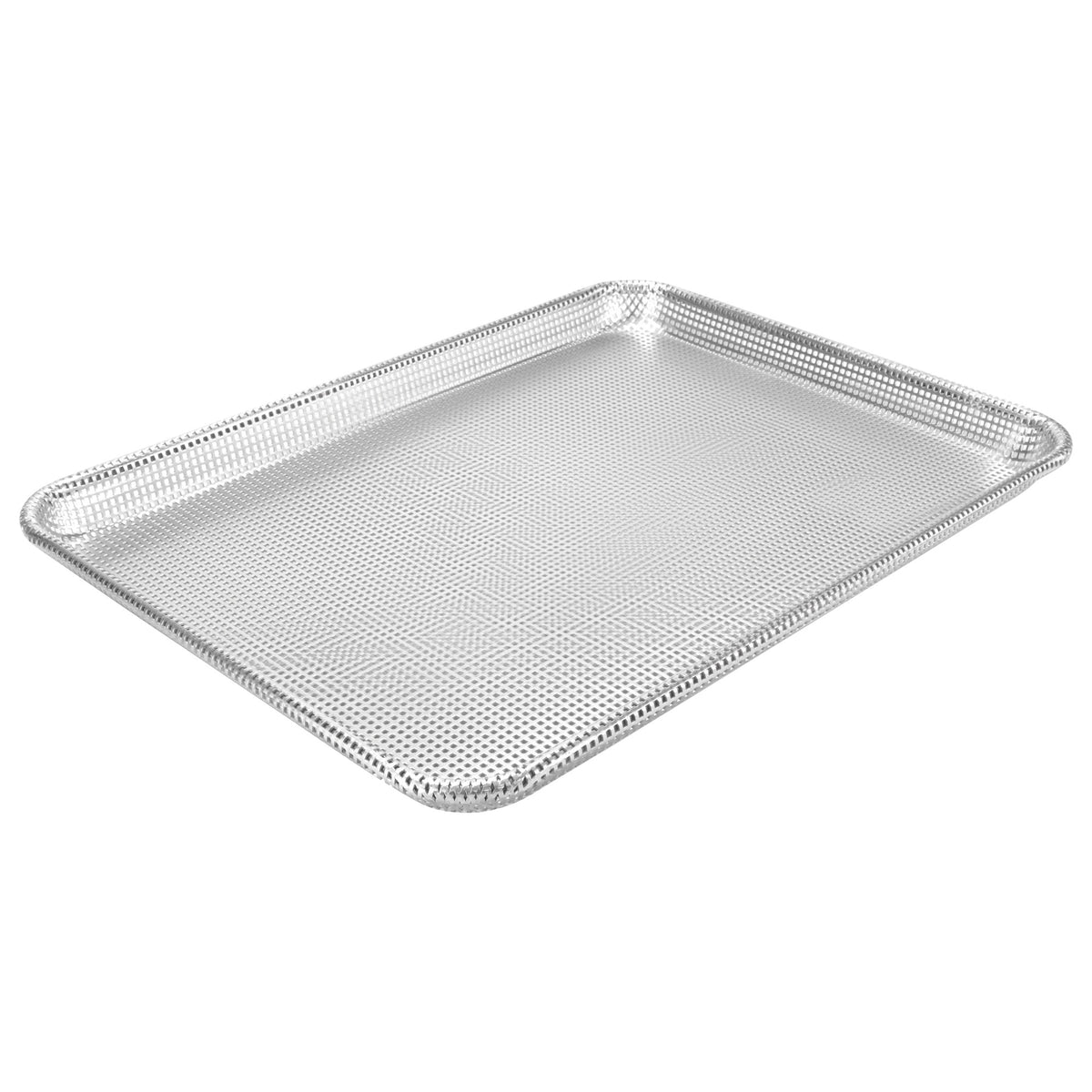 Picture of Winco ALXN-1318P Aluminum Sheet Pan, Fully Perforated, Glazed - Half
