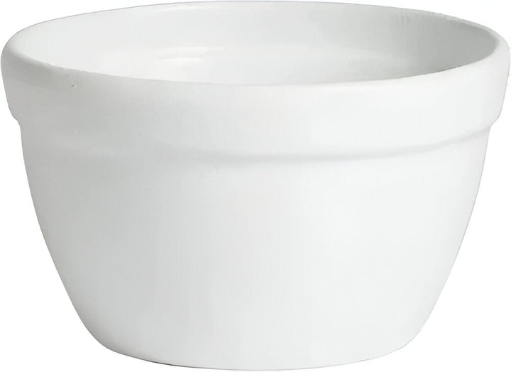 FRD23-MOD-WW 2.5 qt. Miami Round Bowl - White - 8.5 in. - 5.25 in. Deep - Medium