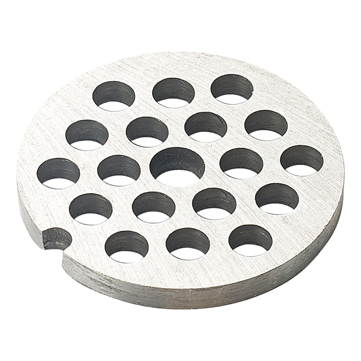 Picture of Winco MG-10516 No.10 Grinder Plate for MG-10 - 0.31 in. - 8 mm