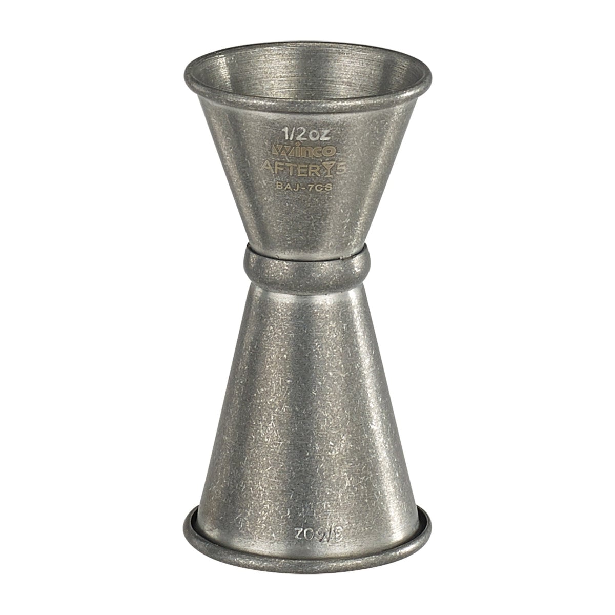 Picture of Winco BAJ-7CS After 5 Jigger, Crafted Steel - 0.5 x 0.75 oz