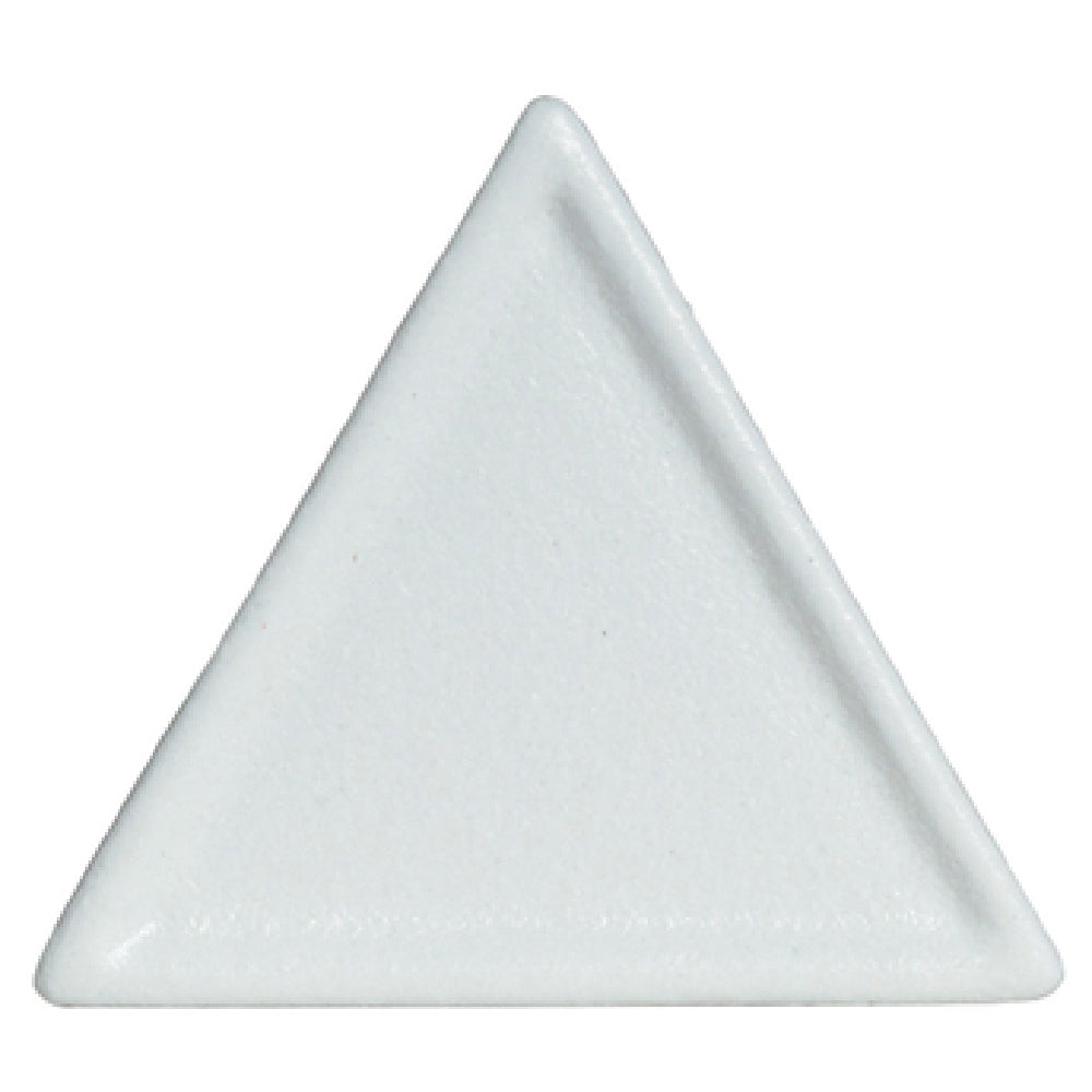 DT201-MOD- 6 x 6 in. Triangle Buffet Platter - Mod Finish - 0.5 in. Deep
