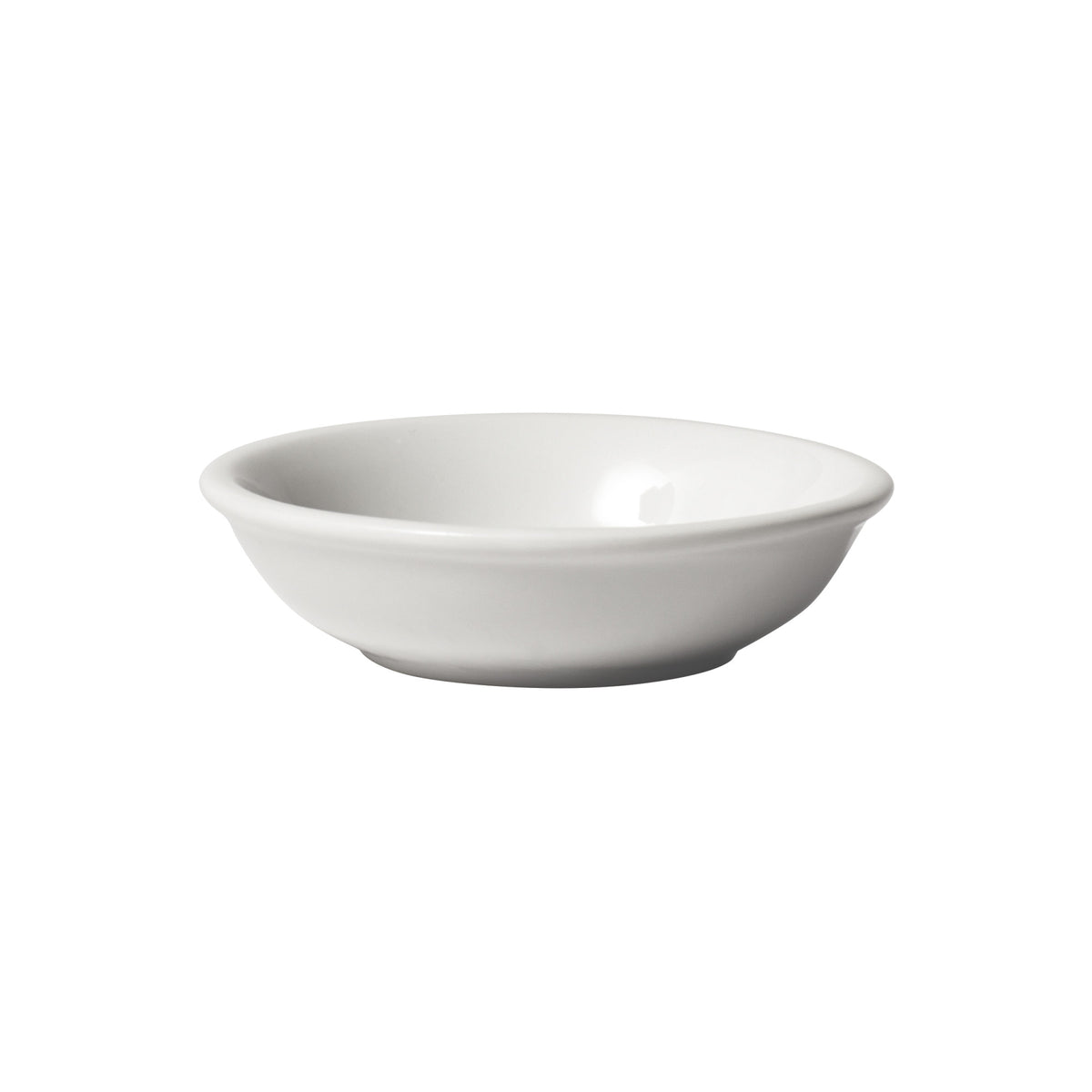 Picture of Winco ASD-2 Sauce Dish, 2 oz, White Porcelain, White, 72 Piece