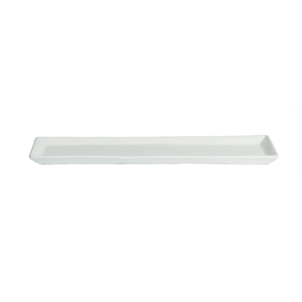 PU000-MOD- 5.07 oz Rectangular Gourmet Platter - Mod Finish - 11.02 x 5.51 in. - 0.59 in. Deep - Extra Small