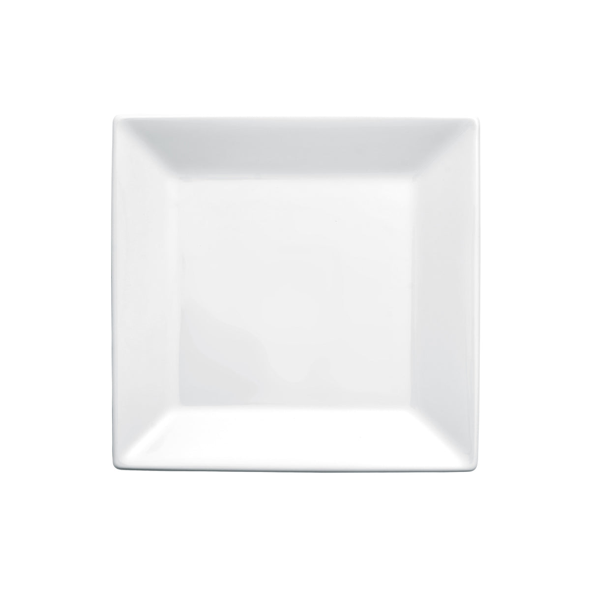 Picture of Winco RPS-8 Royal Square Plate, 8 in., White Porcelain, 12 Piece