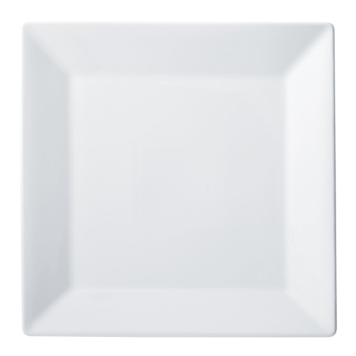 Picture of Winco RPS-12 Royal Square Plate, 12 in., White Porcelain, 12 Piece