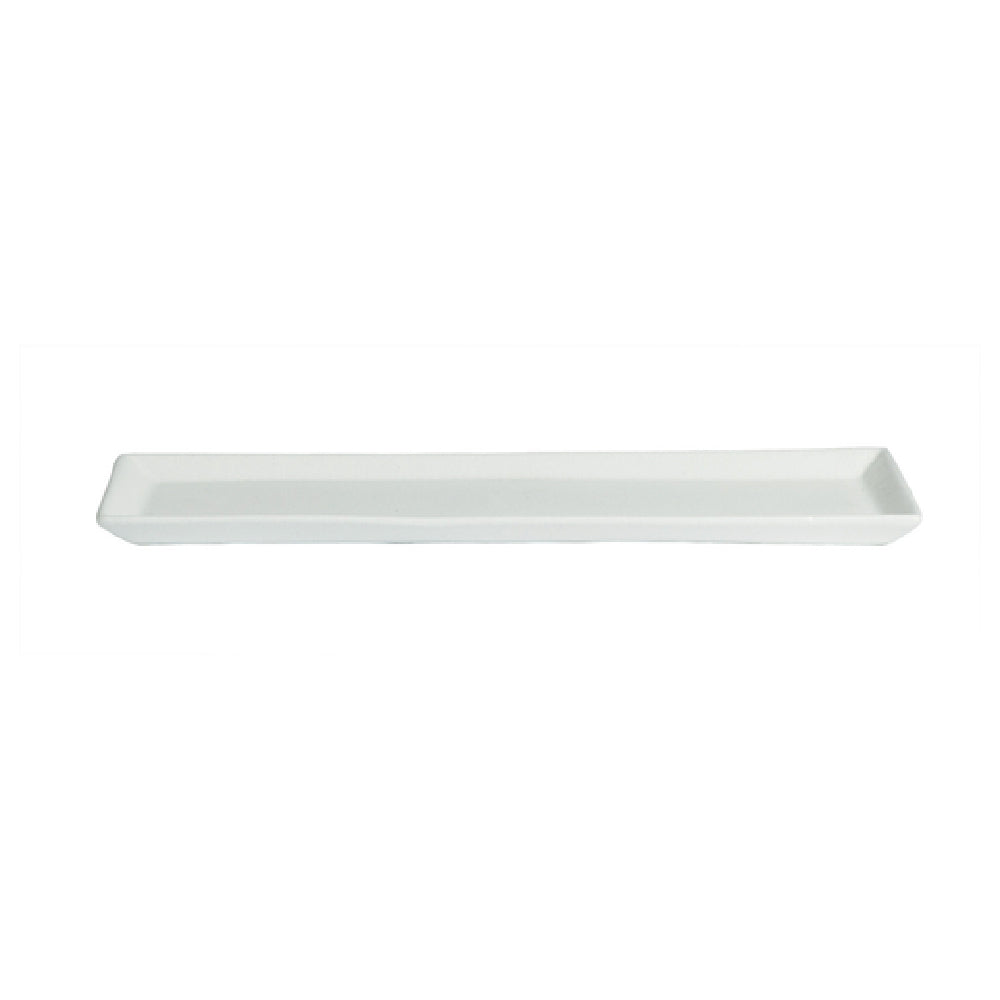 PU001-MOD- 13.5 oz Rectangular Gourmet Platter - Mod Finish - 14.5 x 5.75 in. - 1 in. Deep - Small