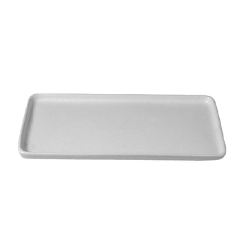 PU001PC 13.5 oz Rectangular Gourmet Platter - Pacific Blue - 14.5 x 5.75 in. - 1 in. Deep - Small