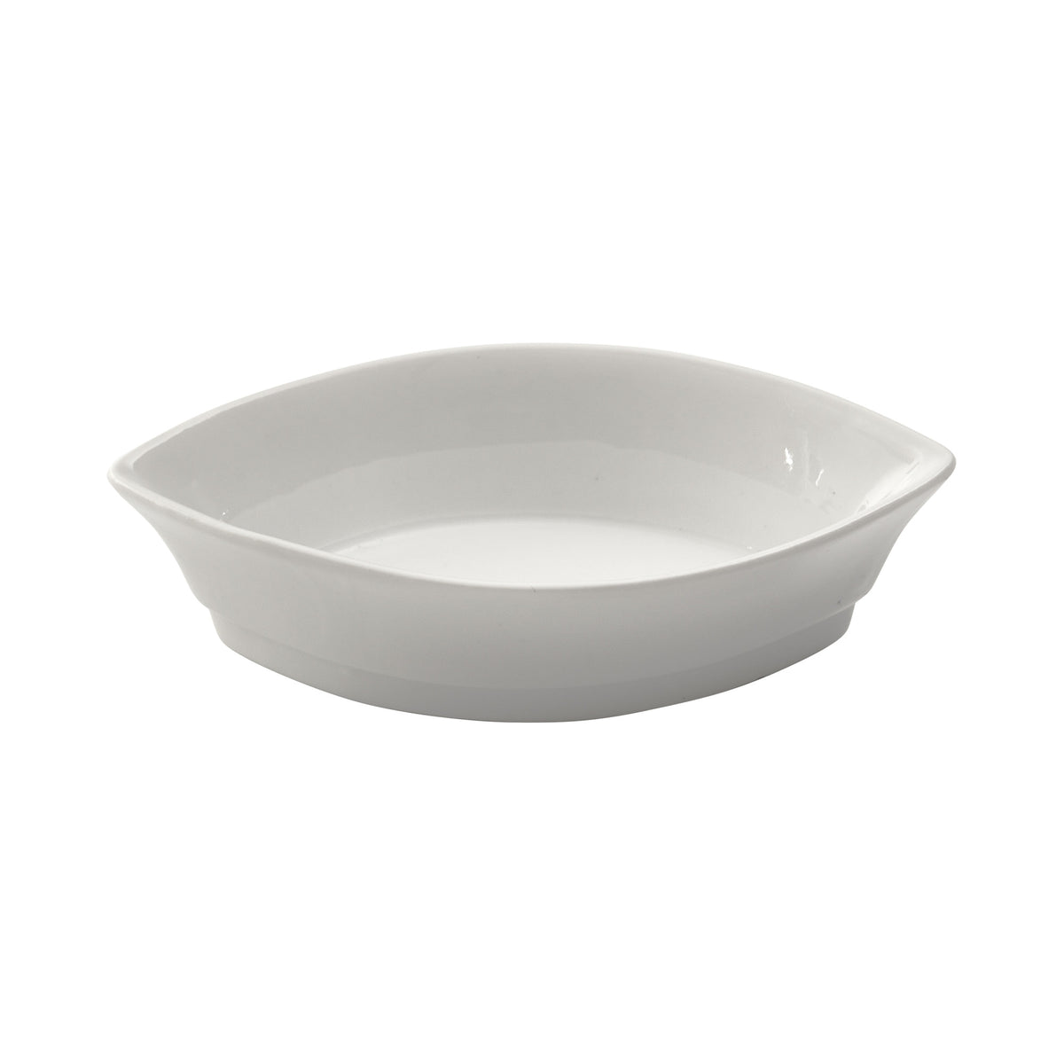 Picture of Winco DBS-2 Boat-Shape Specialty Dish, 2 oz, White Porcelain, 48 Piece