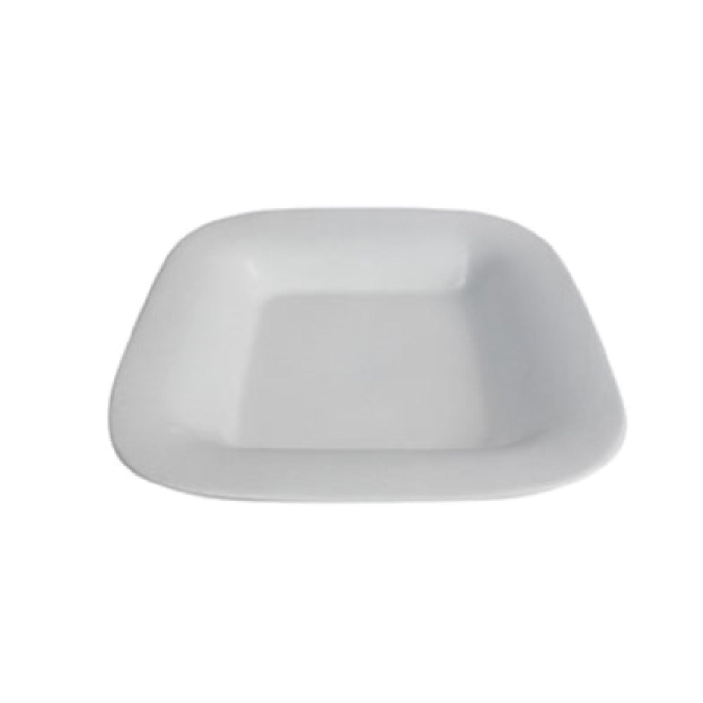 PS053WW 2.9 oz Square Custom Buffet Platter - White - 15.75 x 15.75 in. - 2.5 in. Deep