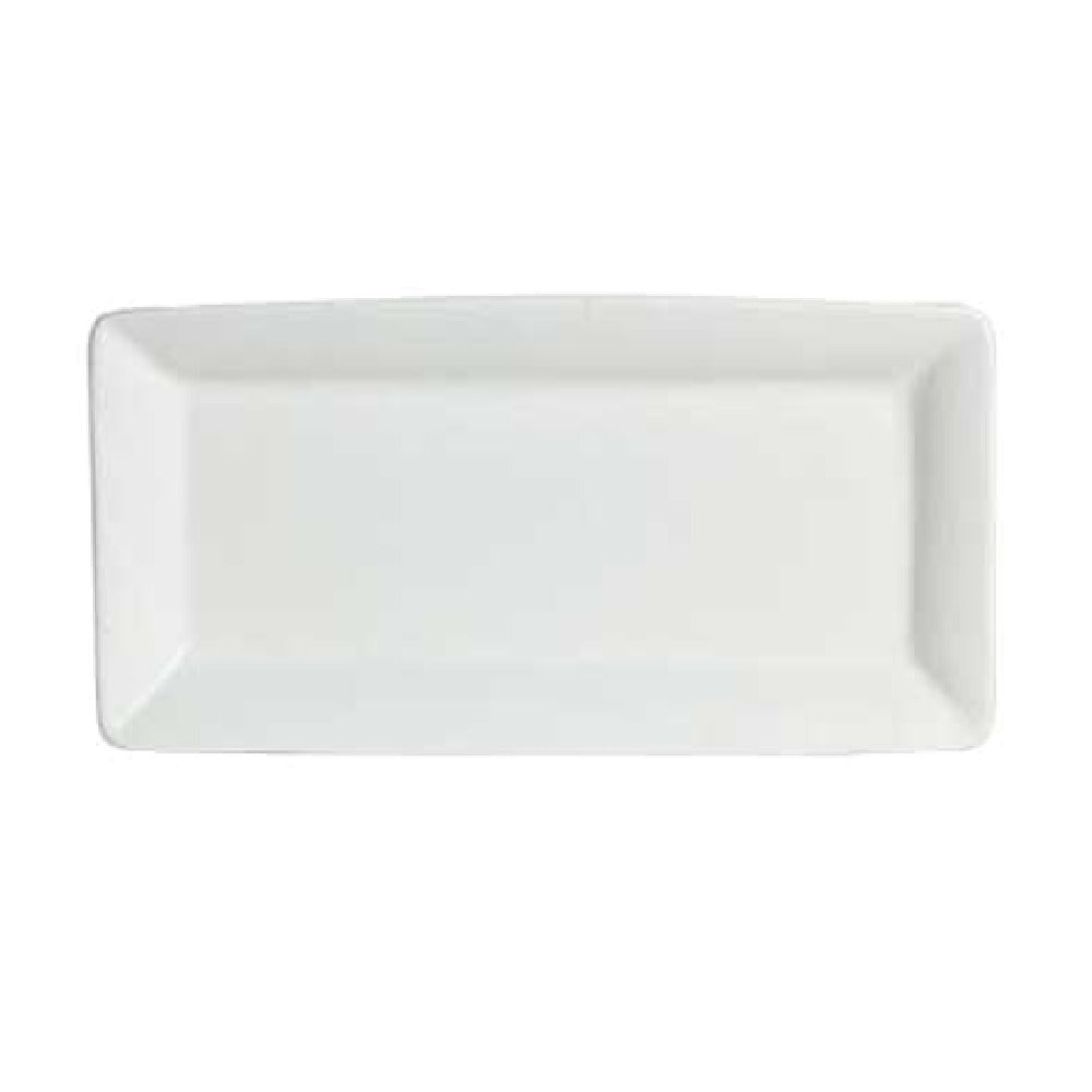 PU045FT 9.5 qt. Rectangle Platter - Forest Green - 25.2 x 18.11 in. - 2.56 in. Deep