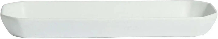 PU304-MOD-WW 3.7 qt. Octagonal Serving Tray - White - Mod Smooth Finish - 19.75 x 8 in. - 2.17 in. Deep