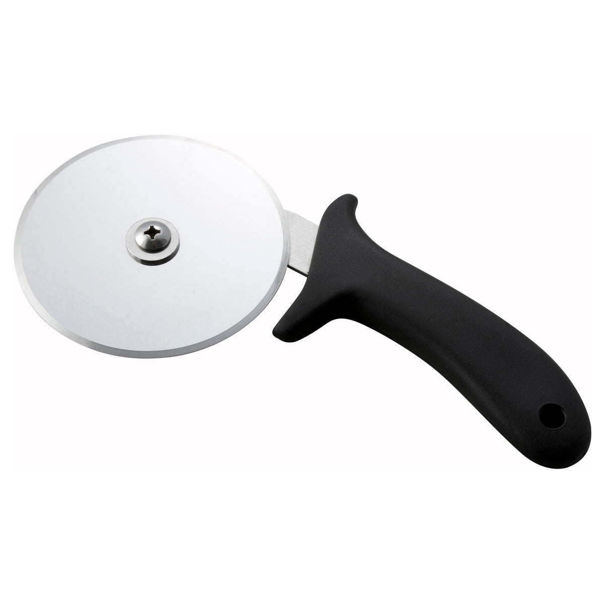 Picture of Winco PPC-4 Pizza Cutter, 4 in. Dia. Blade, Black Polypropylene Handle