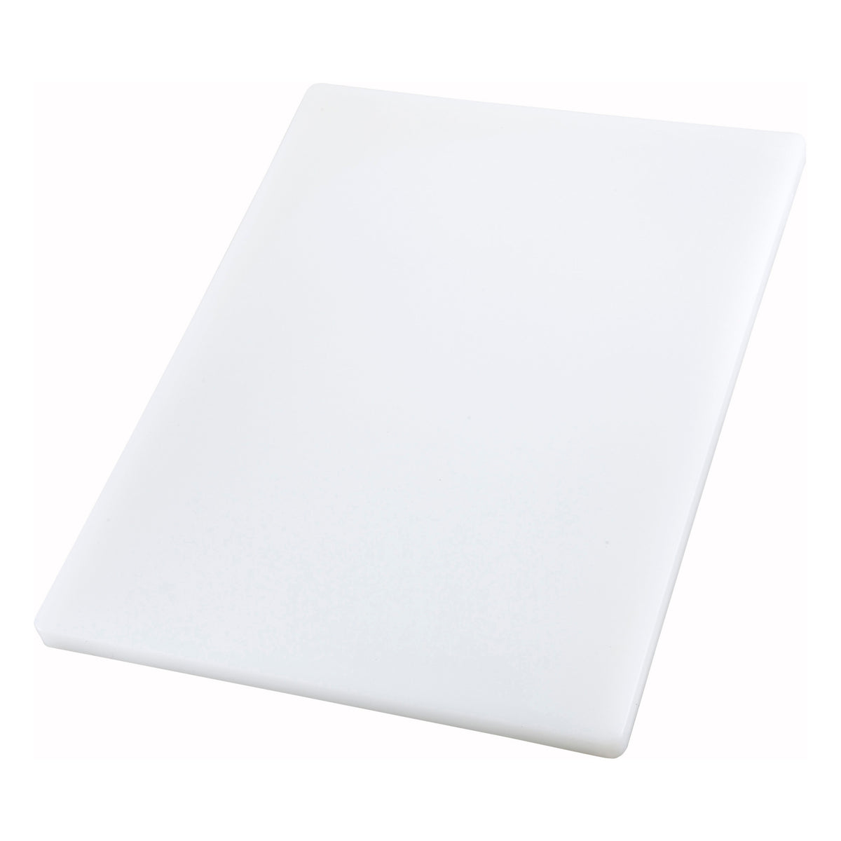 Picture of Winco CBXH-1218 White Rectangular Cutting Board - 12 x 18 x 1 in.