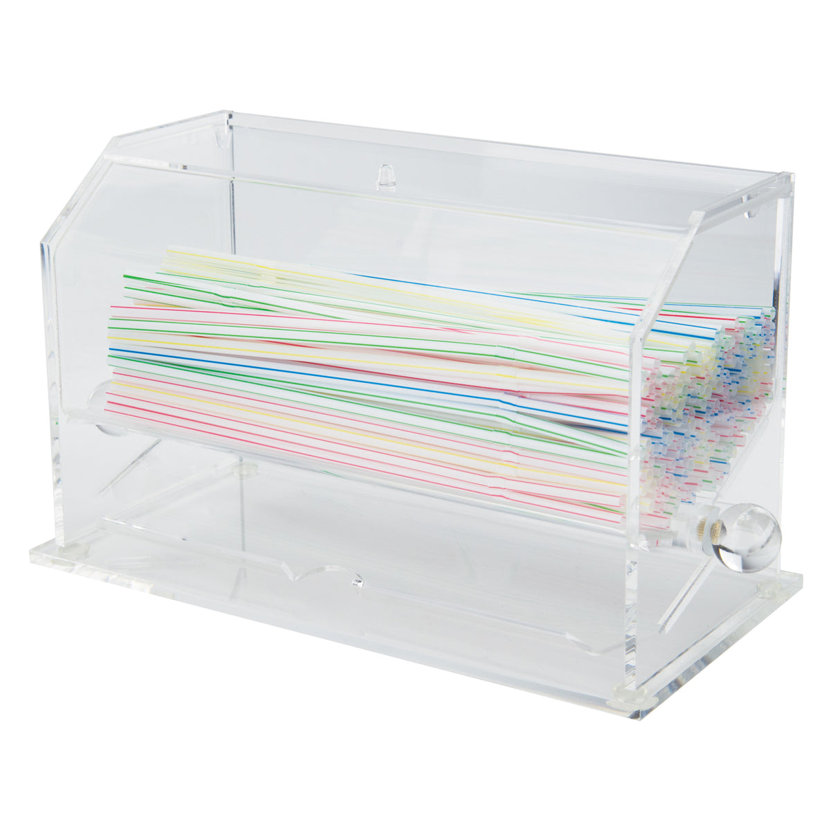 Picture of Winco ACSD-712 Acrylic Straw Dispenser
