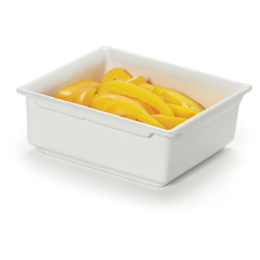 CIH1-6-WW 1 qt. 1-6 Size Fit Perfect Stackable Food Pan - Classic White - 6.75 x 6.19 in. - 2.2 in. Deep